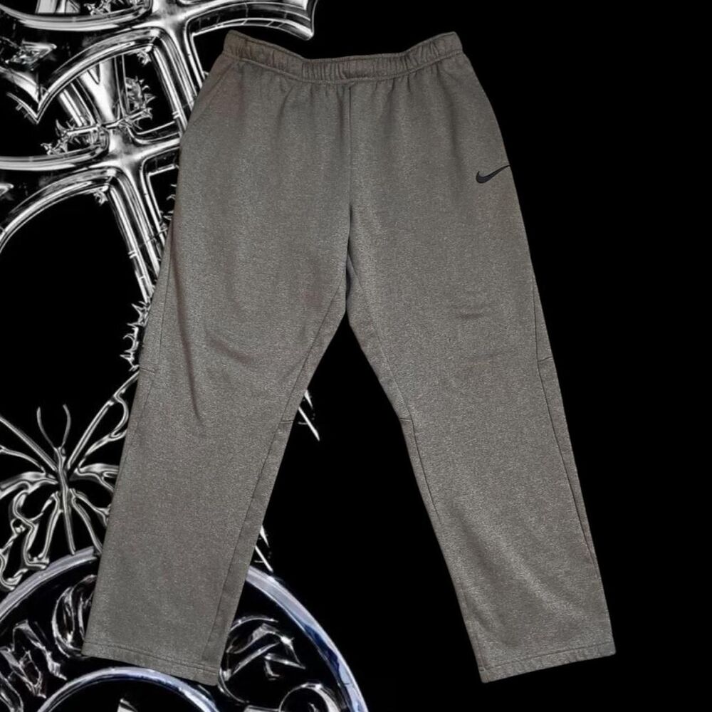 Nike Men's Grey and Brown Trousers